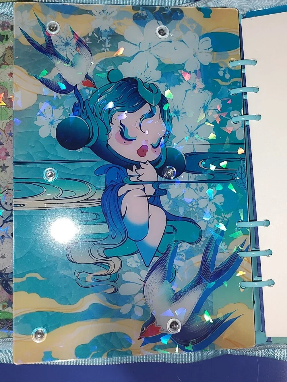 New! A5 Size Skullpanda Acrylic Shaker Notebook